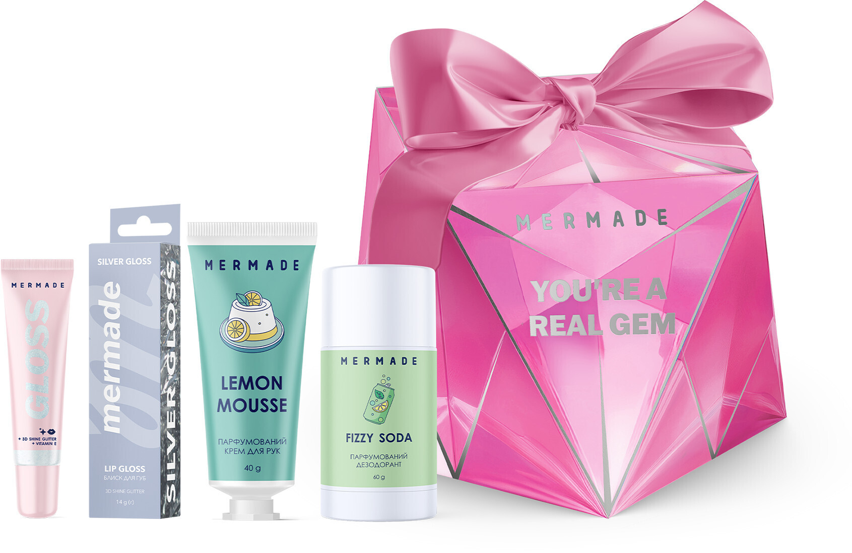Подарунковий набір Mermade Sweet Glow Set Діамантфото1