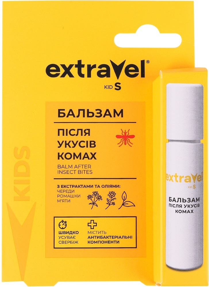 Бальзам Extravel Classic після укусів роликовий 7 млфото1