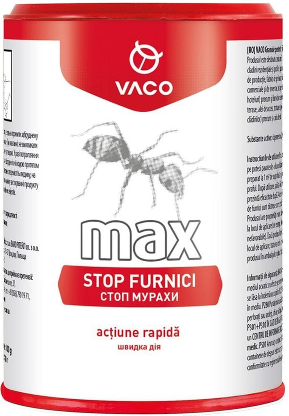 Порошок Vaco MAX від мурах 100 гфото1