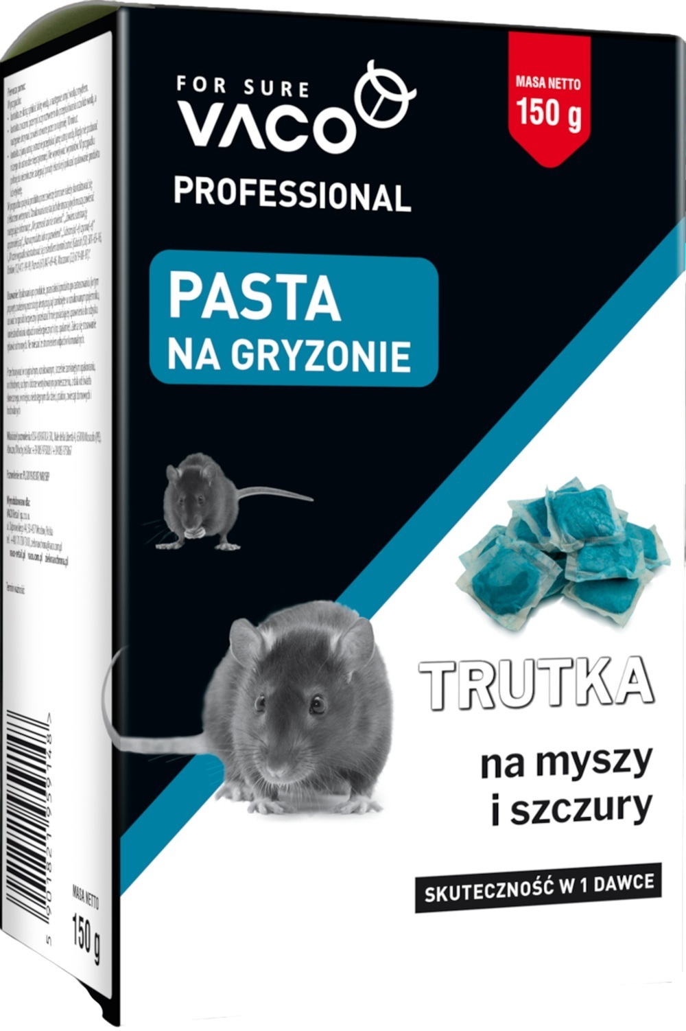Паста Vaco Professional від мишей і щурів 150 г коробкафото1