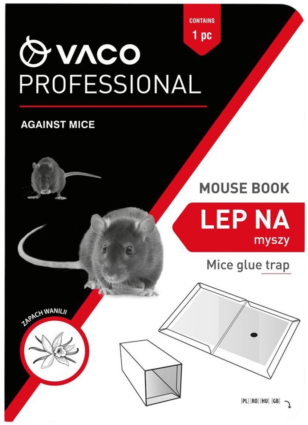 Ловушка Vaco Professional MouseBook клеевая для мышей 1 шт фото 1