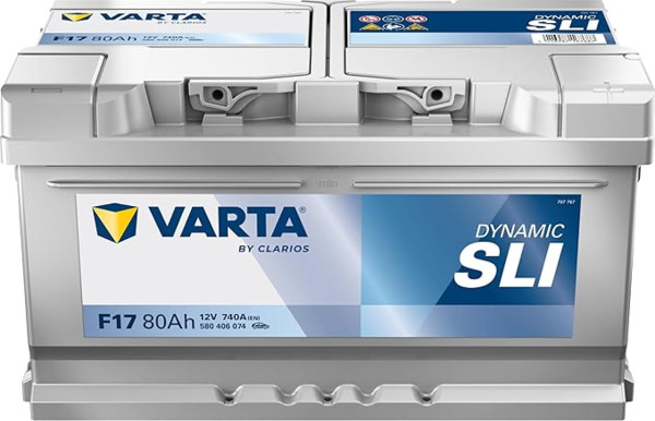

Акумулятор Varta Dynamic SLI 12В 80Аг 740А R+ (580400074)