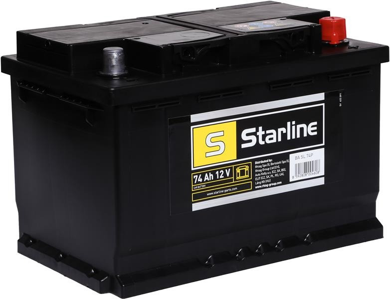 Акумулятор Starline 12В 74А·год 680A R+ (BA SL 74P) фото 1