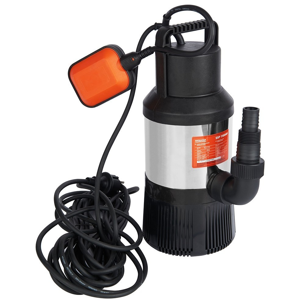 Насос дренажный для чистой воды SEQUOIA SSP1100HP 1.1кВт 5500л/час (SSP1100HP) фото 1