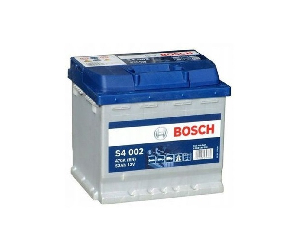 Акумулятор Bosch S4 12В 52А·год 470А R+ (0 092 S40 020) фото 1