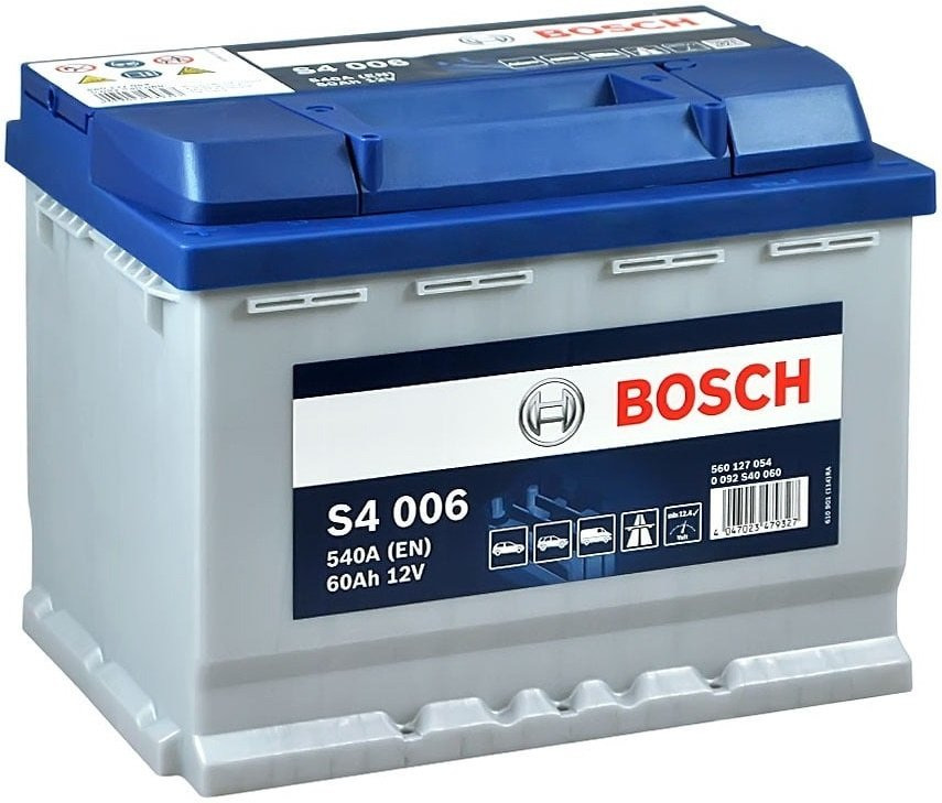 Акумулятор Bosch S4 12В 60А·год 540А L+ (0 092 S40 060) фото 1
