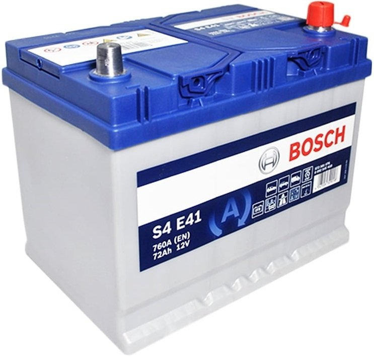 Акумулятор Bosch S4 12В 72А·год 760А R+ (0 092 S4E 410) фото 1