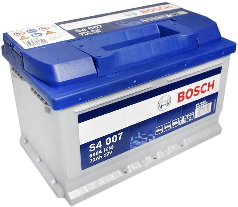 Акумулятор Bosch S4 12В 72А·год 680А R+ (0 092 S40 070) фото 1