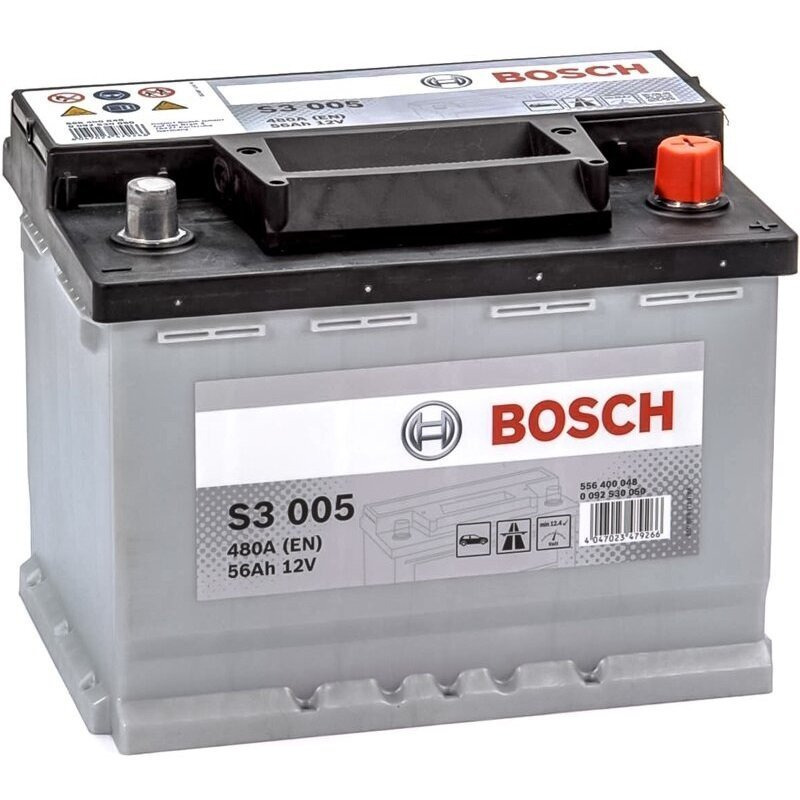 Акумулятор Bosch S3 12В 56А·год 480А R+ (0 092 S30 050) фото 1