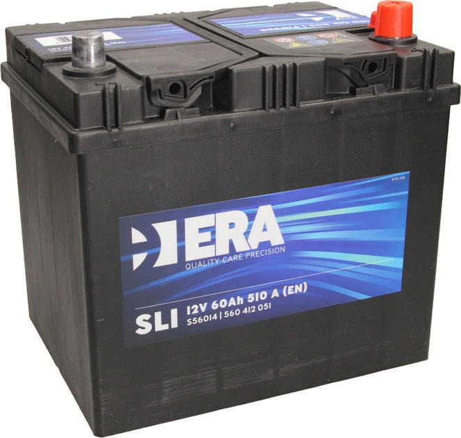 Акумулятор Era 12В 60А·год 510A R+ (S56014)фото1