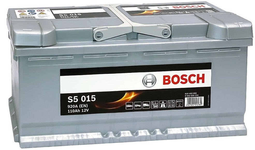 Акумулятор Bosch S5 12В 110А·год 920А R+ (0 092 S50 150) фото 1
