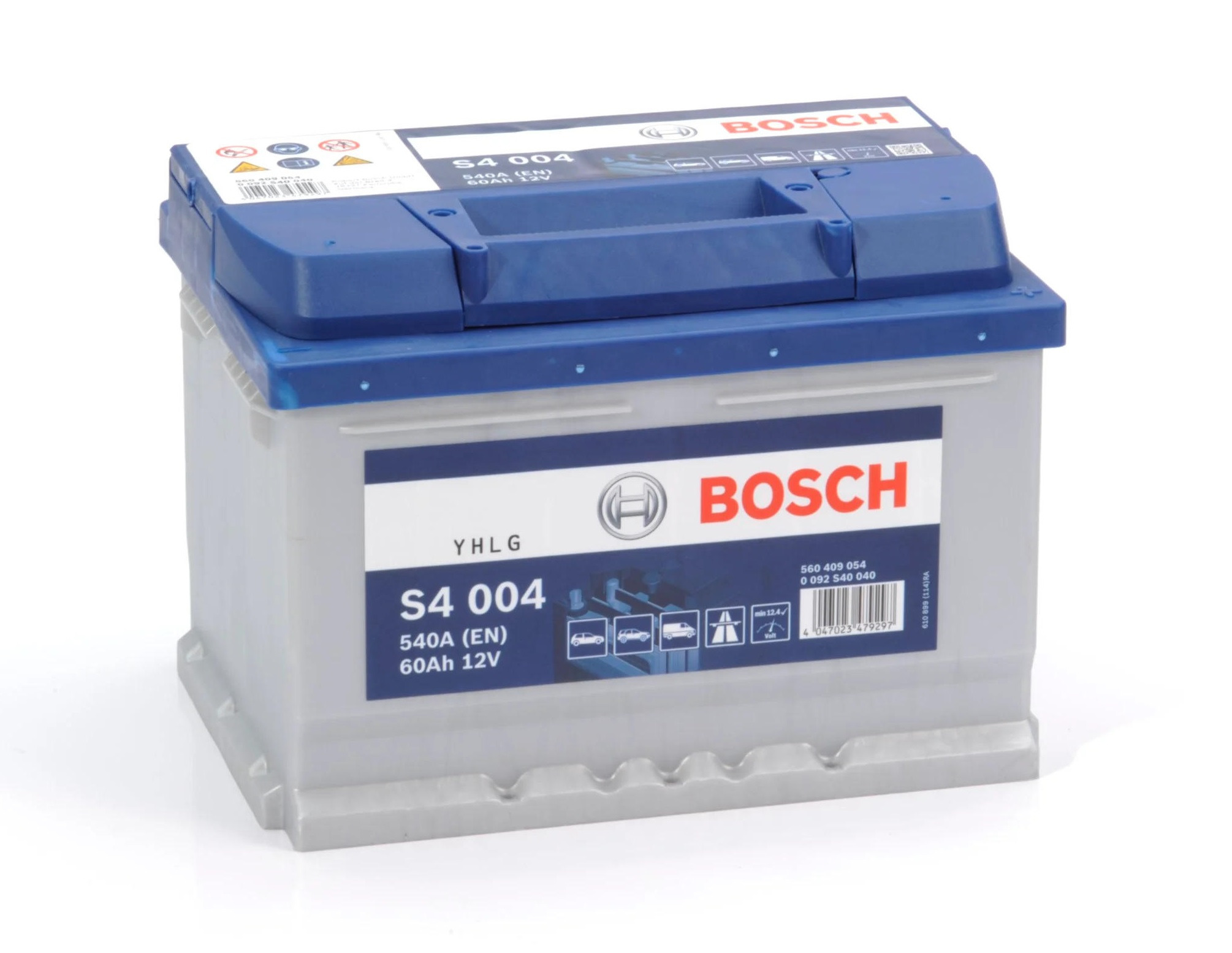 Акумулятор Bosch S4 12В 60А·год 540А R+ (0 092 S40 040) фото 1