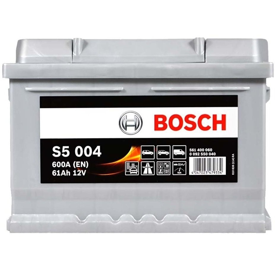 Акумулятор Bosch S5 12В 61А·год 600А R+ (0 092 S50 040) фото 1
