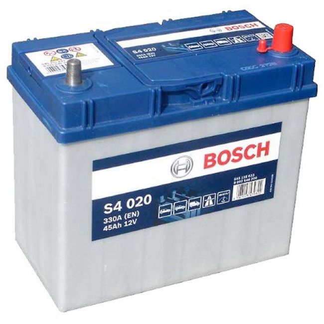Акумулятор Bosch S4 12В 45А·год 330А R+ (0 092 S40 200) фото 1