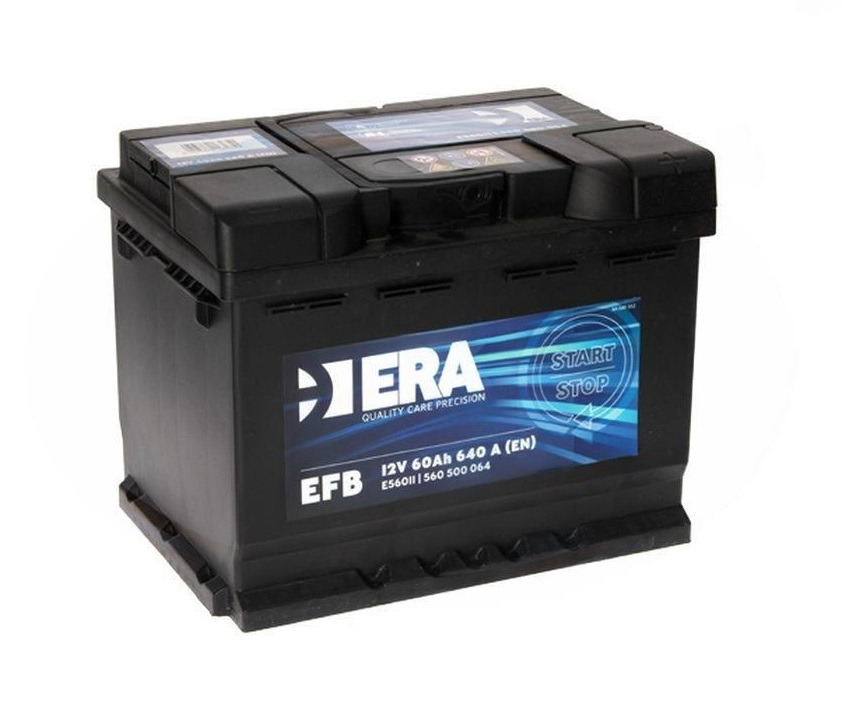 Акумулятор Era 12В 60А·год 640А R+ (E56011)фото1