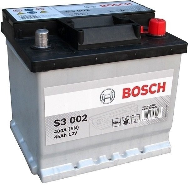 Акумулятор Bosch S3 12В 45А·год 400А R+ (0 092 S30 020) фото 1