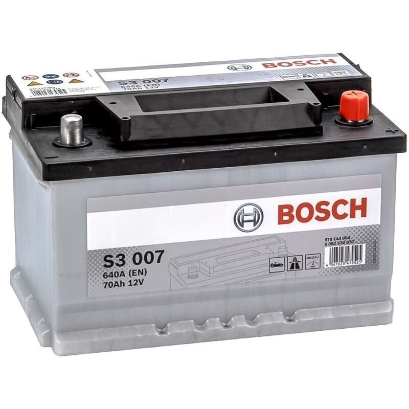 Акумулятор Bosch S3 12В 70А·год 640А R+ (0 092 S30 070) фото 1