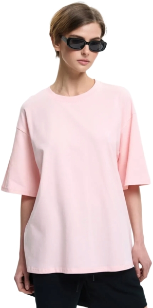 Футболка бавовняна жіноча Roza 231105 M світло-рожевафото