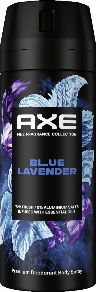 Дезодорант Axe Fine fragrance collection Blue lavender 72 часа аэрозоль 150мл фото 1
