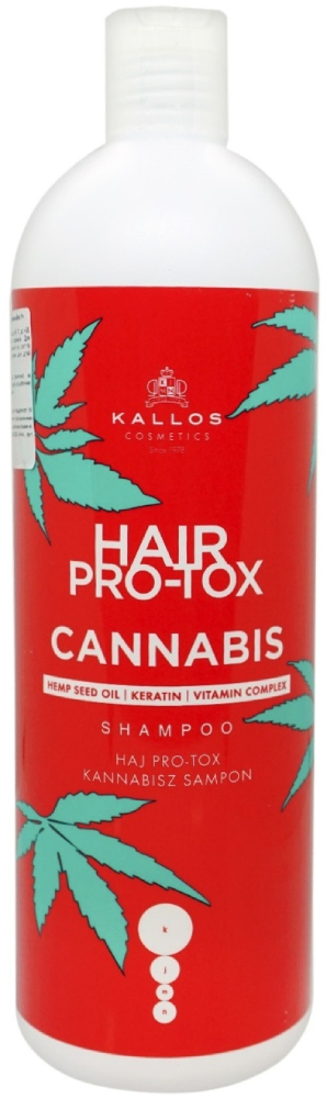 Шампунь Kallos Cosmetics Pro-tox Cannabis Shampoo с конопляным маслом 1000 мл фото 1
