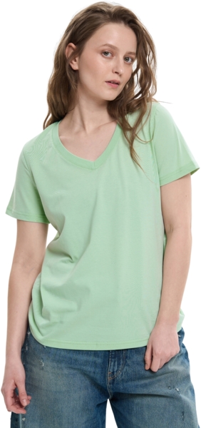 Футболка бавовняна жіноча Roza 231108 XL ментоловафото