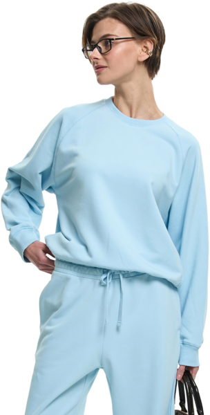 Світшот жіночий Roza 231111 XL сіро-блакитнийфото