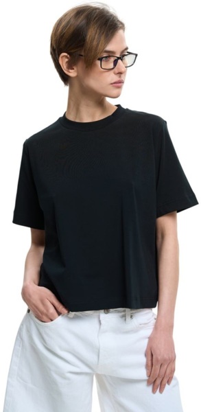 Футболка бавовняна жіноча Roza 240604 M чорнафото