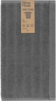 Рушник махровий ARDESTO Lines 30х50см, 100% бавовна, сірий темний (ART2630LR)