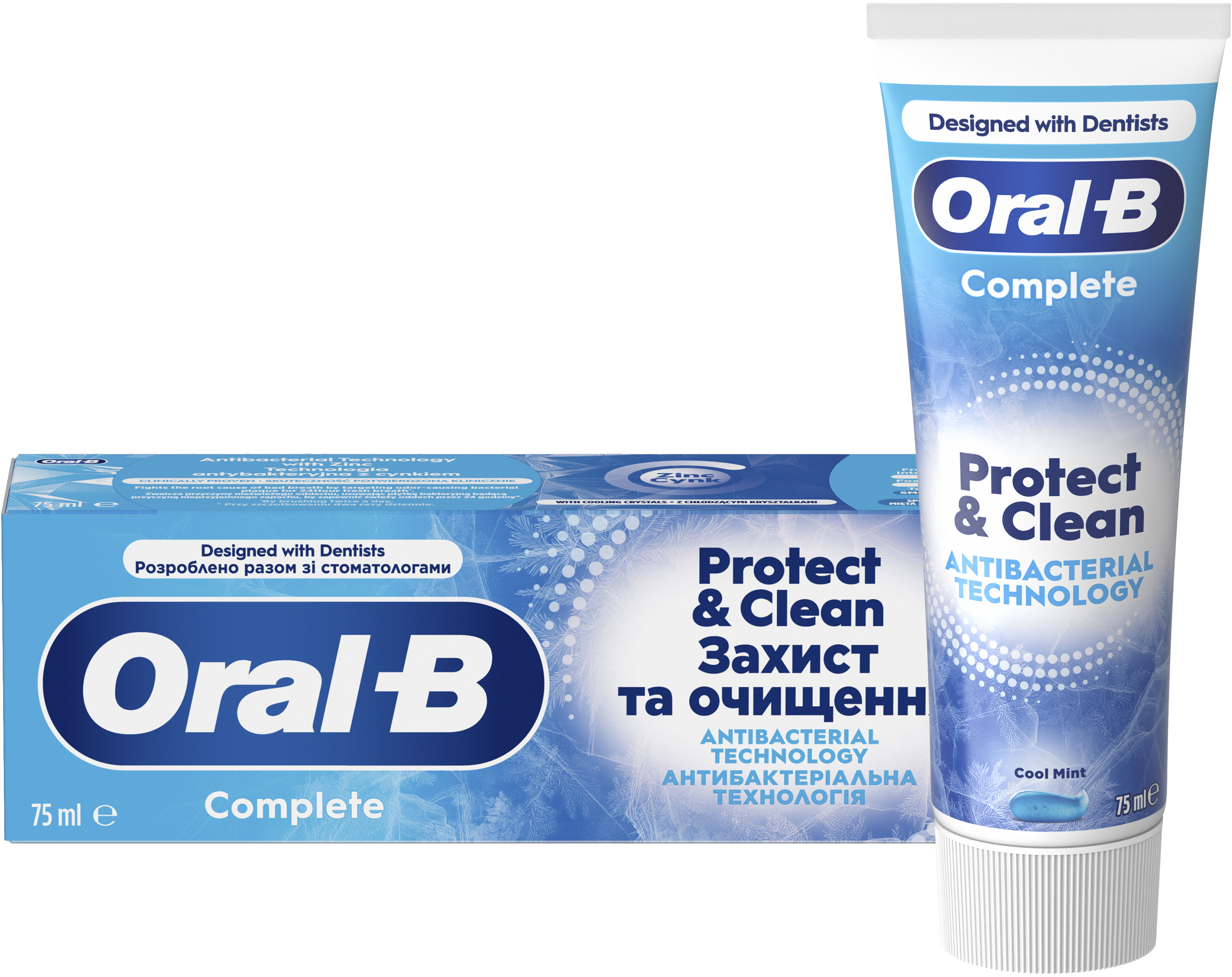 Зубная паста Oral-B Complete Защита и чистота Прохладная мята 75 мл фото 1