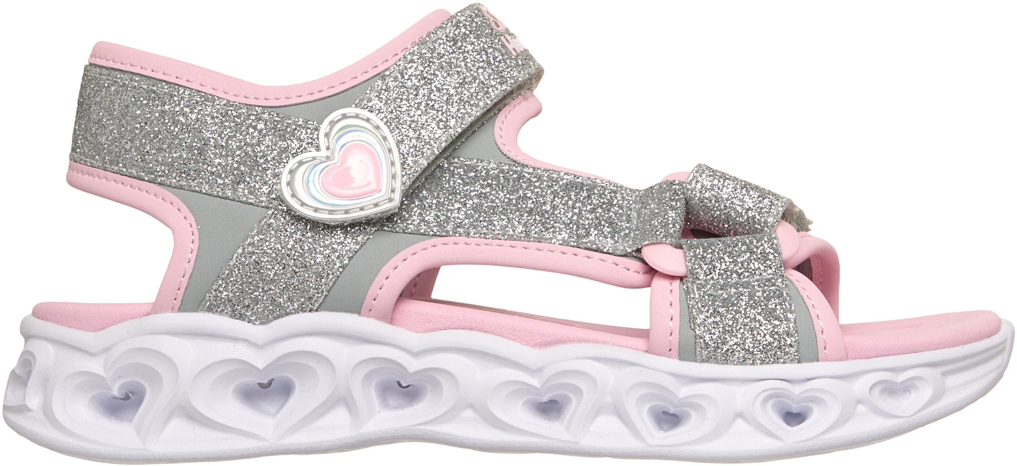 Сандалі для дівчаток Skechers Нeart Lights 303114L SLPK 33.5 (2 US) срібніфото2