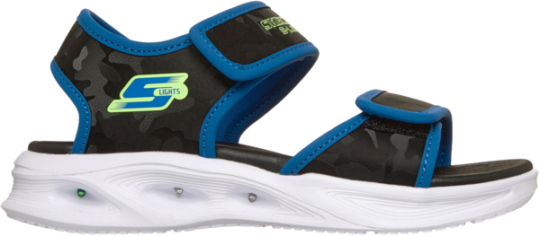 

Сандали для мальчиков Skechers Sola Glow 407010L BKBL 35 (3 US) синие/черные