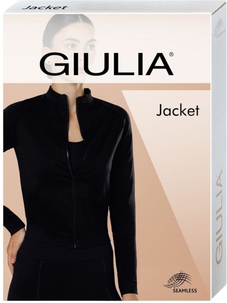 Спортивна кофта жіноча Giulia 7609 L/XL чорнафото