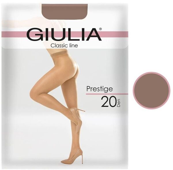 Колготы Giulia 7565 Prestige 20 Den 3р серые фото