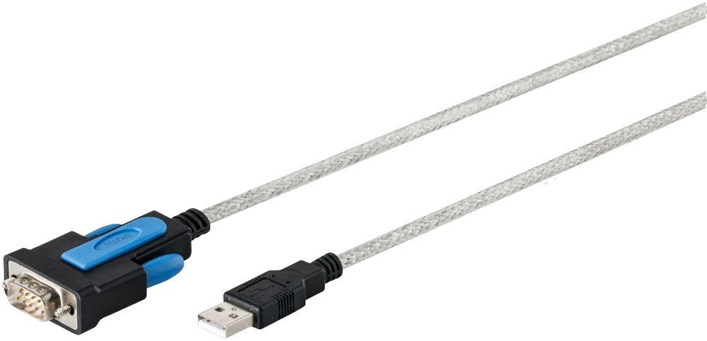 Адаптер DIGITUS USB-A > RS232 (M/M) FTDI 1,8м (DA-70170)фото1