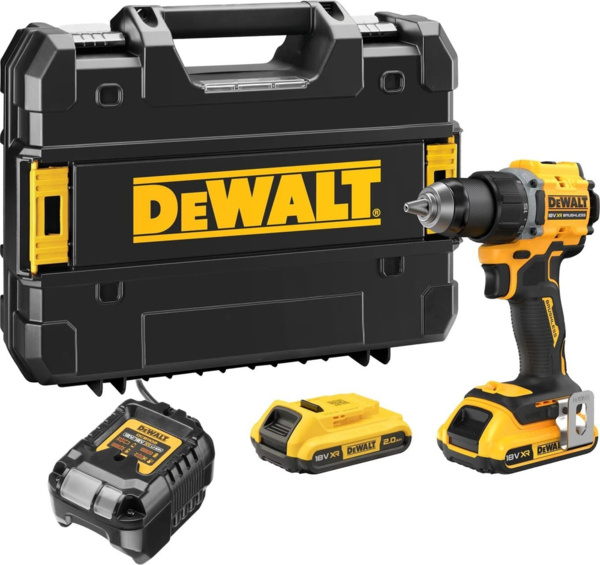 

Шуруповерт-дрель аккумуляторная DeWALT XR Li-Ion 18В акб 2x2Ач (DCD794D2T)