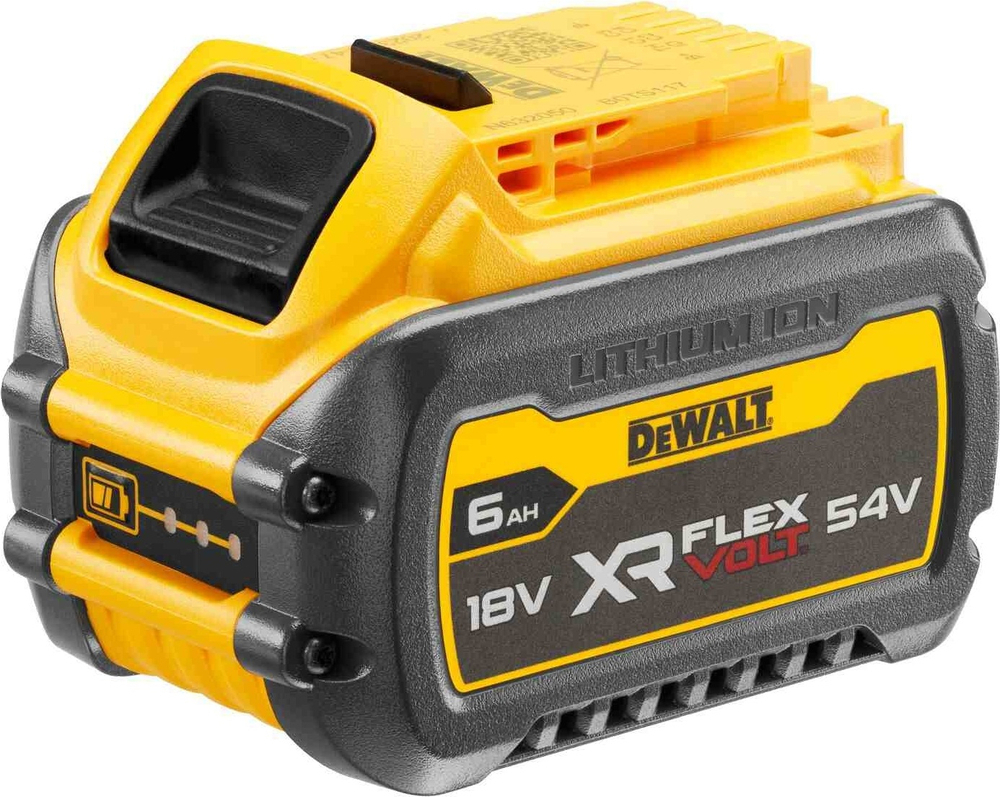 Аккумулятор DeWalt 18В/54В XR Li-lon 6А·час/2А·час 1.06кг (DCB546_N473851) фото 1