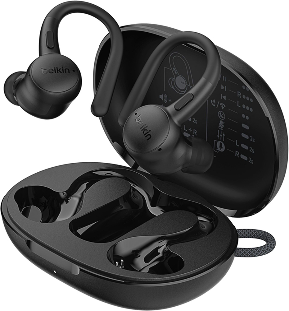 Наушники Belkin Soundform ActiveFit True Wireless Black (AUC016HQBK) фото 1