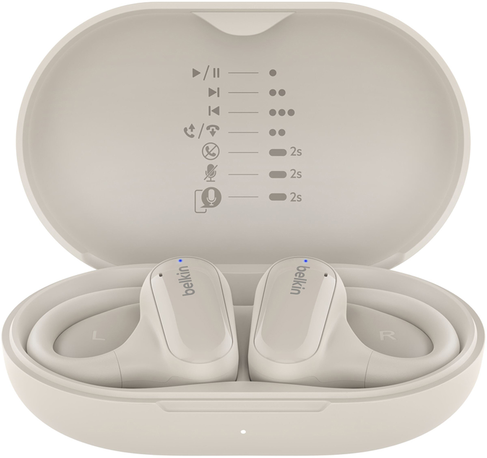 Навушники Belkin Soundform ClearFit True Wireless Sand (AUC013CTSA)фото1