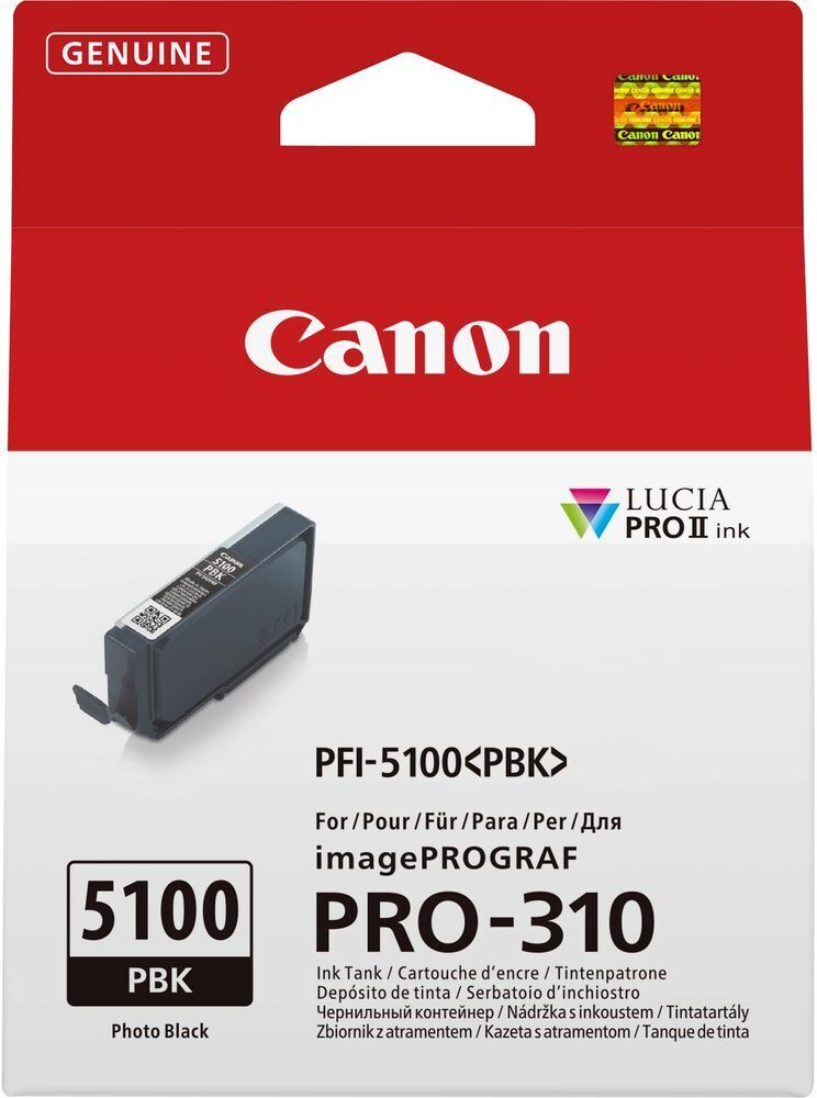 Картридж струменевий Canon PFI-5100 imagePROGRAF Pro-310 Photo Blackфото1