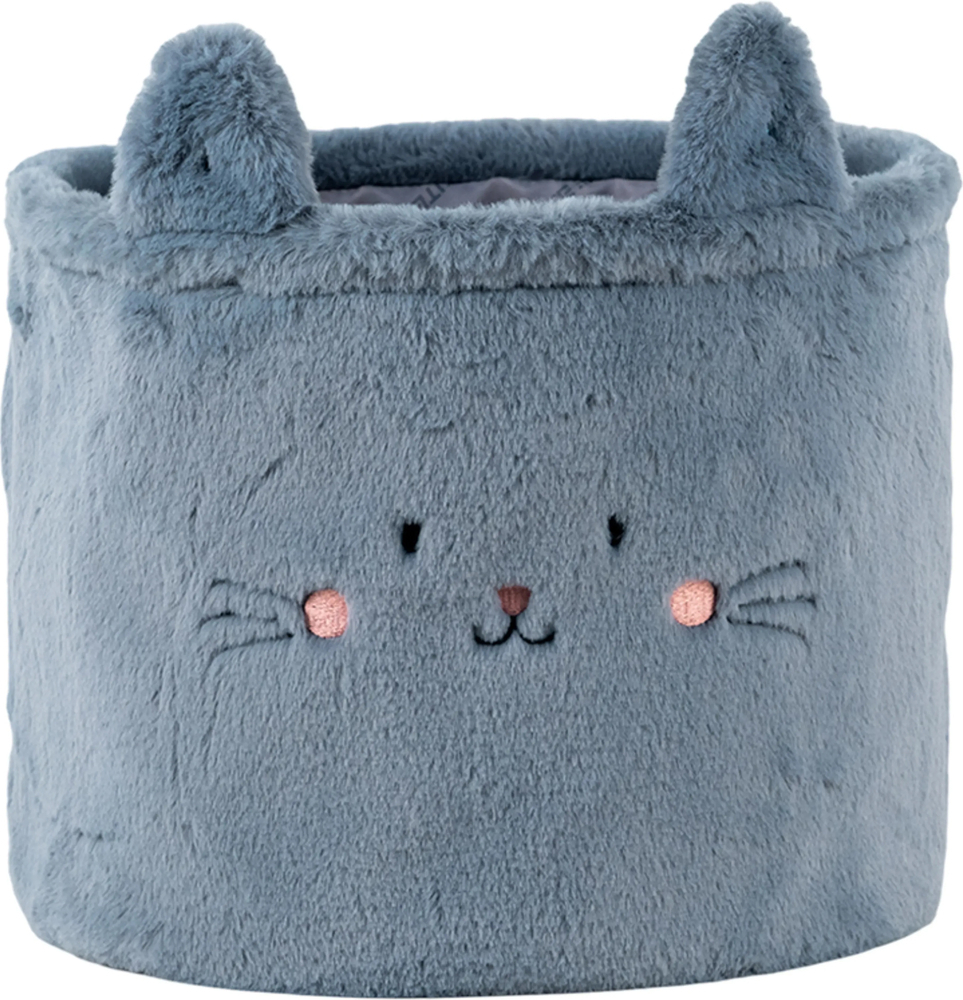 Кошик для зберігання Kite 3100 Cute Cat 30х25 см, плюшевий (K24-3100M-2)фото1