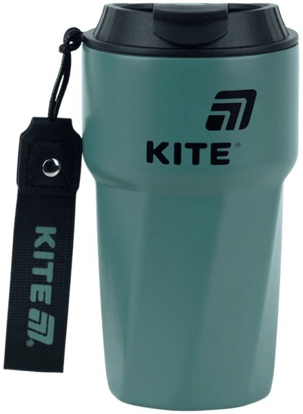 Термокружка Kite 450 мл, зеленая (K26-1220-2)