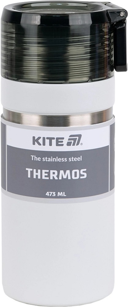 Термос Kite 473 мл., білий (K25-320-1)