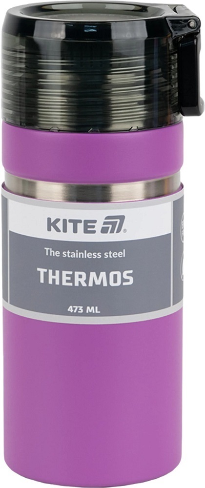 Термос Kite 473 мл., фіолетовий (K25-320-3)