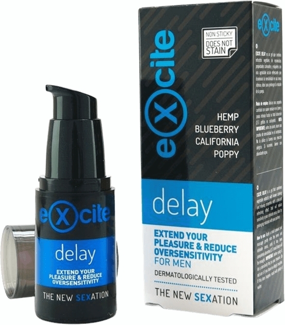 Пролонгирующий гель для мужчин Excite Delay Man Gel для продления эрекции 15 мл фото 1