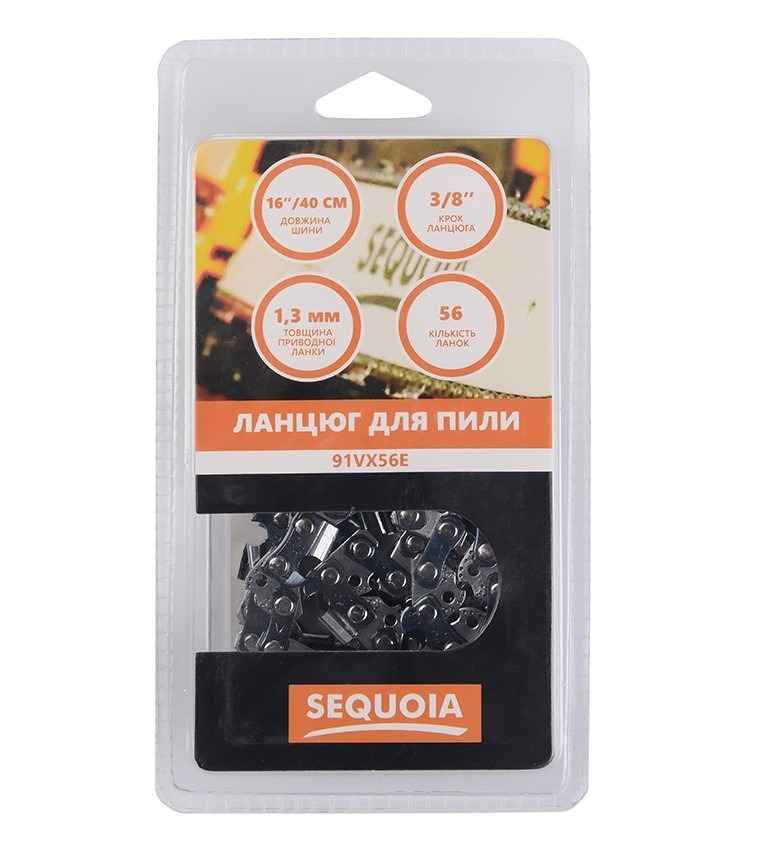 Цепь SEQUOIA 40см 1.1мм 3/8" 56 звена фото 1