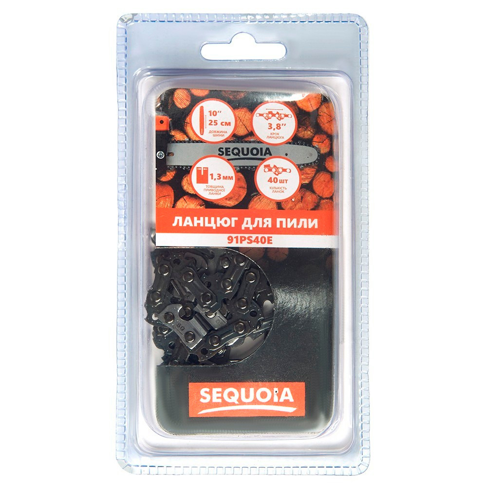Цепь SEQUOIA 25см 1.1мм 3/8" 40 звена фото 1