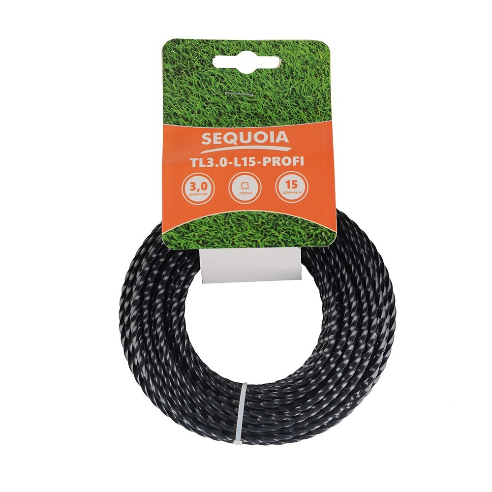 Ліска косильна SEQUOIA 3мм 15м кручений квадратфото1