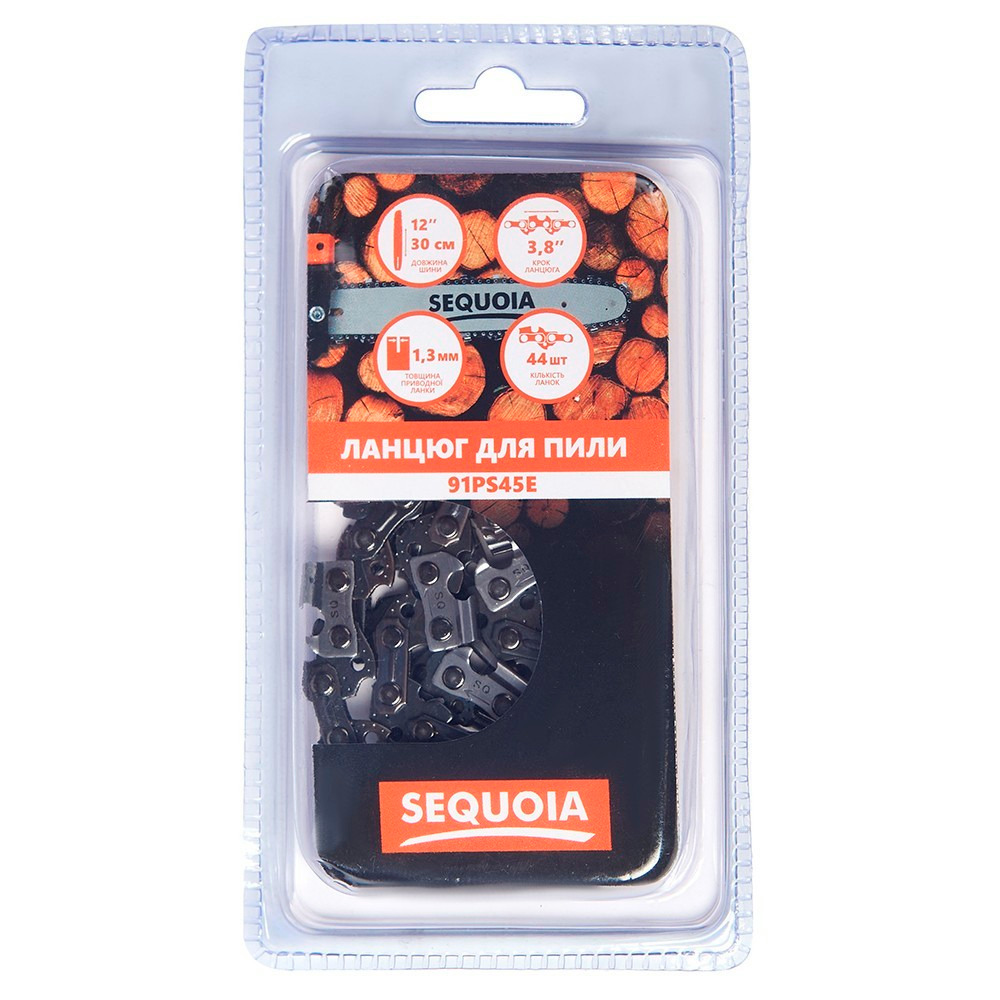 Цепь SEQUOIA 30см 1.1мм 3/8" 45 звена фото 1