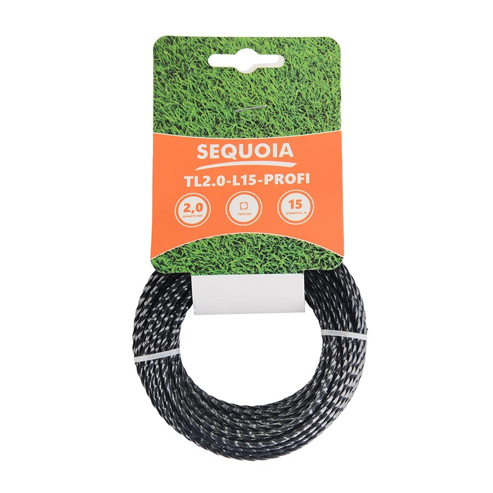 Ліска косильна SEQUOIA 2мм 15м кручений квадратфото1
