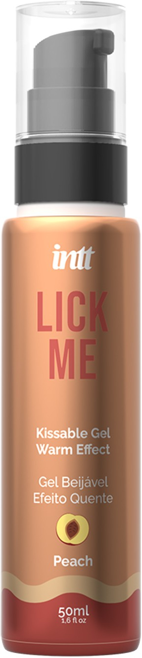 Лубрикант Intt Lick Me с эффектом тепла со вкусом персика 50 мл фото 1